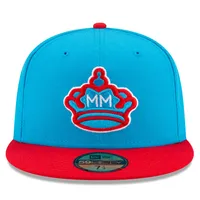 Men's New Era Blue/Red Miami Marlins 2021 City Connect 59FIFTY Fitted Hat