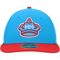 Men's New Era Blue/Red Miami Marlins City Connect 59FIFTY Fitted Hat