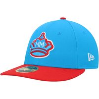 Men's New Era Blue/Red Miami Marlins City Connect 59FIFTY Fitted Hat