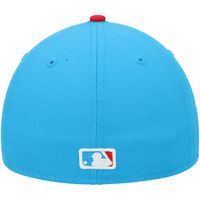 Men's New Era Blue/Red Miami Marlins City Connect 59FIFTY Fitted Hat