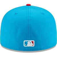Men's New Era Blue/Red Miami Marlins City Connect - 59FIFTY Fitted Hat