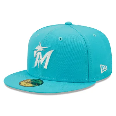 Miami Marlins New Era Spring Color Pack Two-Tone 59FIFTY Fitted