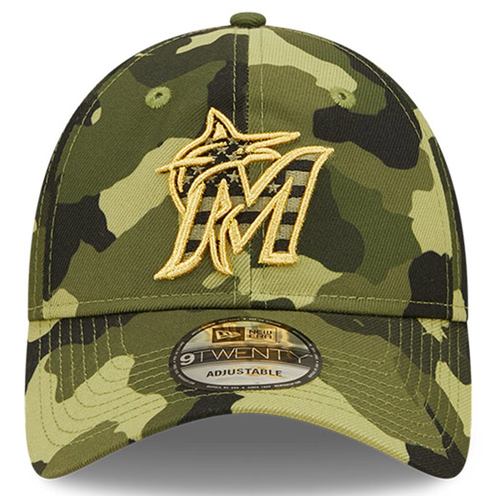 Miami Marlins Men's New Era 9Twenty Adjustable Hat