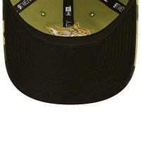 Men's New Era Camo Miami Marlins 2022 Armed Forces Day 9TWENTY Adjustable Hat