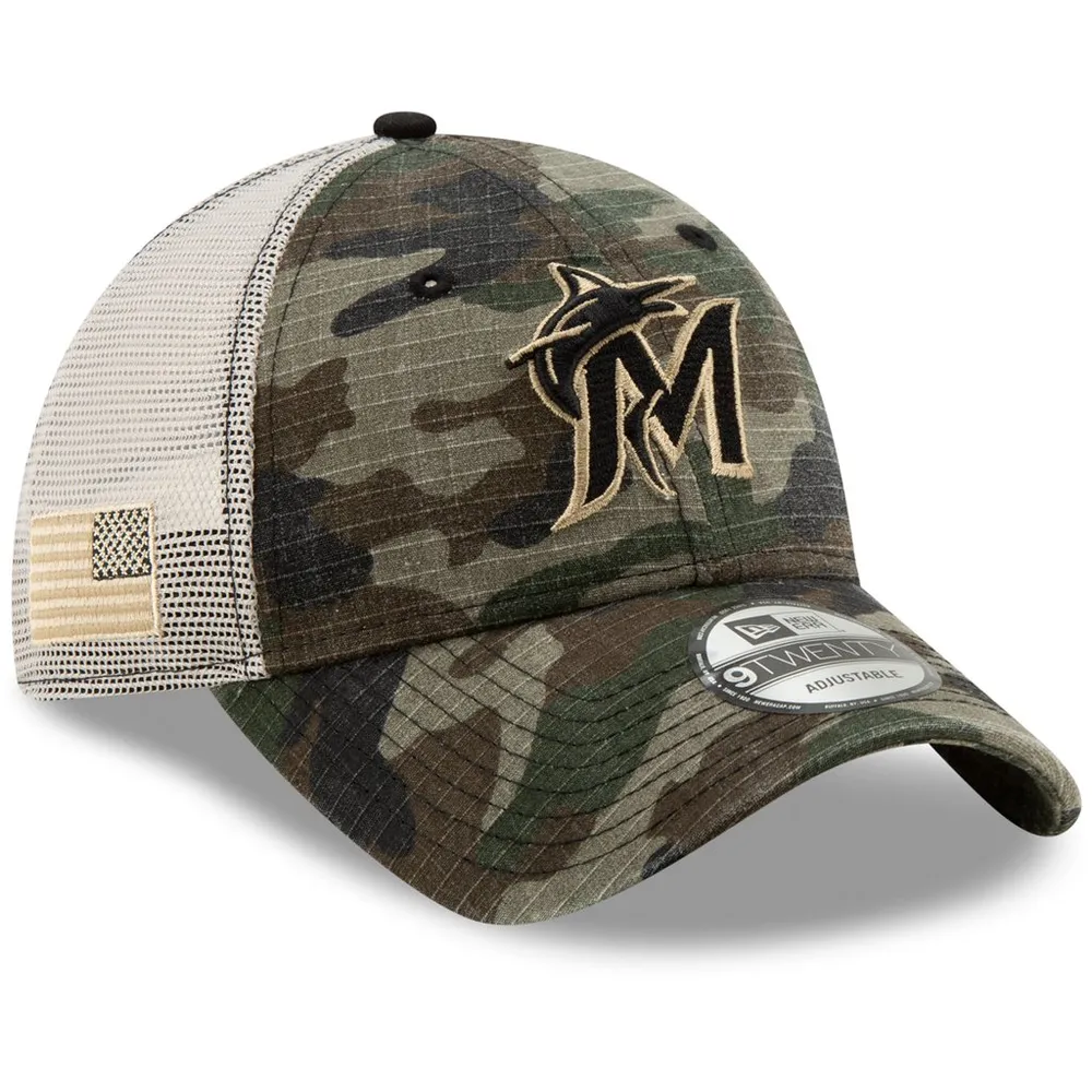 Milwaukee Brewers New Era 2022 Armed Forces Day Bucket Hat - Camo