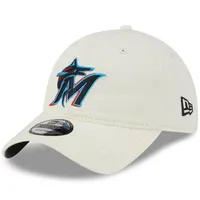 Lids Miami Marlins New Era Golfer Tee 9FIFTY Snapback Hat - White