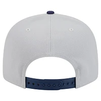 Men's New Era Gray/Navy Miami Marlins 2-Tone Color Pack 9FIFTY Snapback Hat