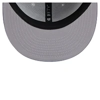 Men's New Era Gray/Navy Miami Marlins 2-Tone Color Pack 9FIFTY Snapback Hat