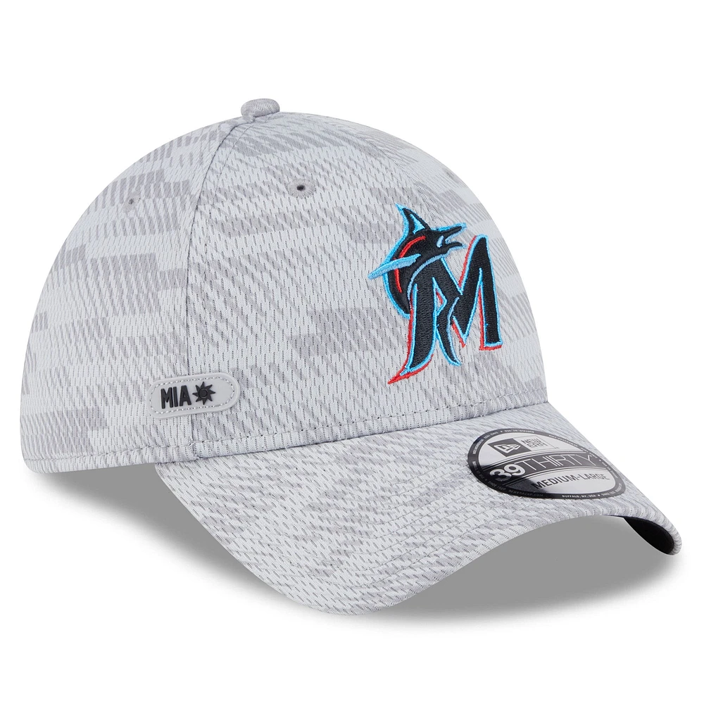 V107988 Marlns Mlb Nwe 2025 Clubhouse Gris 39Thirty HATMENFLX 60632175 #26