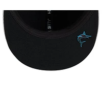 Men's New Era Gray Miami Marlins 2025 MLB Clubhouse 59FIFTY Fitted Hat
