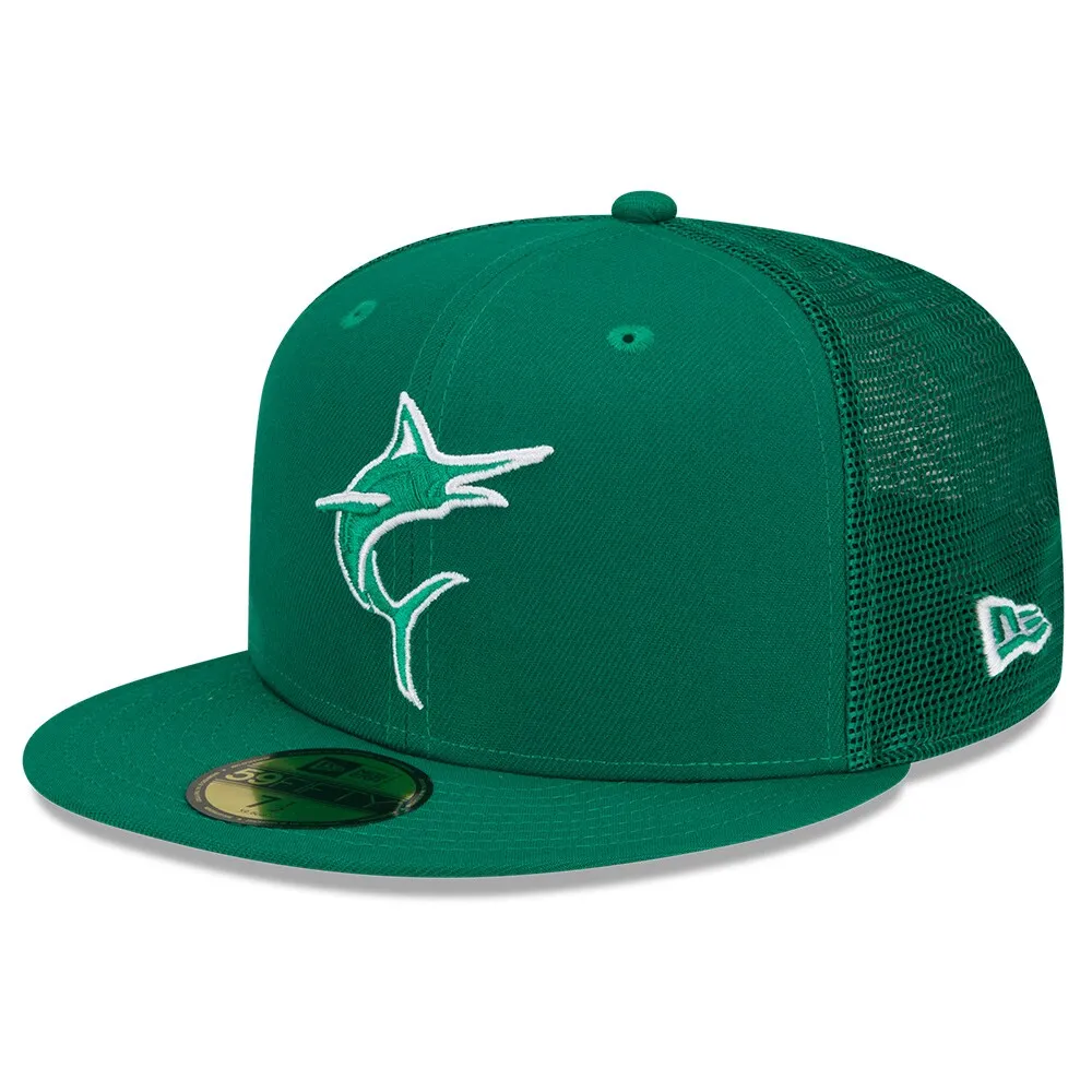 Lids Miami Marlins New Era White Logo Low Profile 59FIFTY Fitted