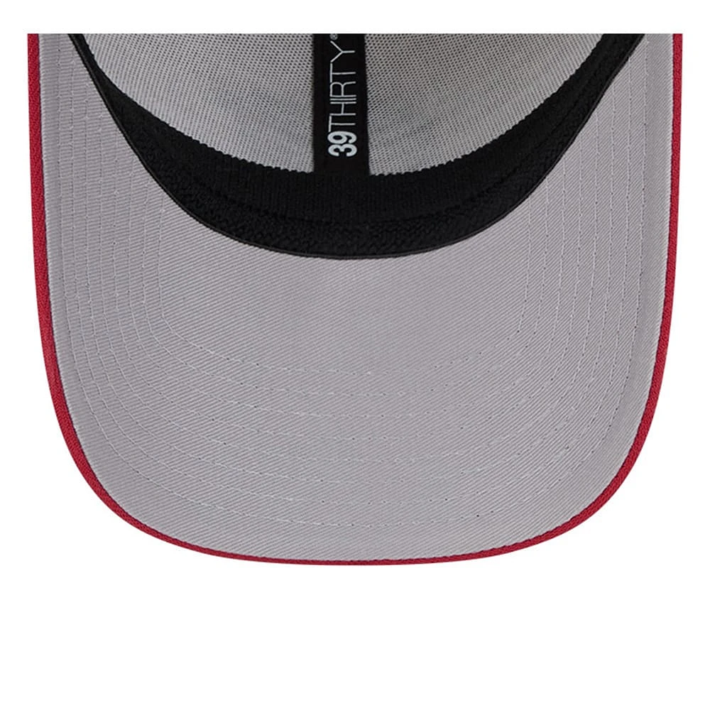 Casquette flexible New Era kaki/rouge Miami Marlins 2024 4 juillet 39THIRTY pour hommes