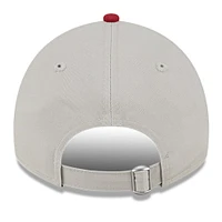 Casquette réglable New Era kaki/rouge Miami Marlins 2024 4 juillet 9TWENTY pour hommes