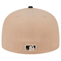 Casquette ajustée 59FIFTY Miami Marlins de New Era pour homme en kaki