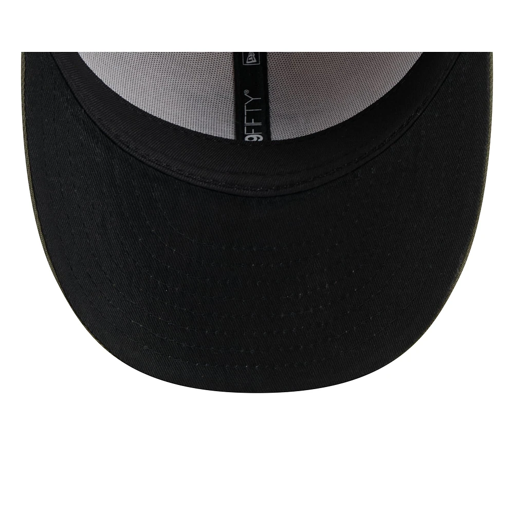 Men's New Era Light Beige/Olive Miami Marlins 2025 Armed Forces Day Low Profile 59FIFTY Fitted Hat
