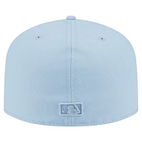 Casquette ajustée New Era 59FIFTY bleu clair Miami Marlins Color Pack pour homme