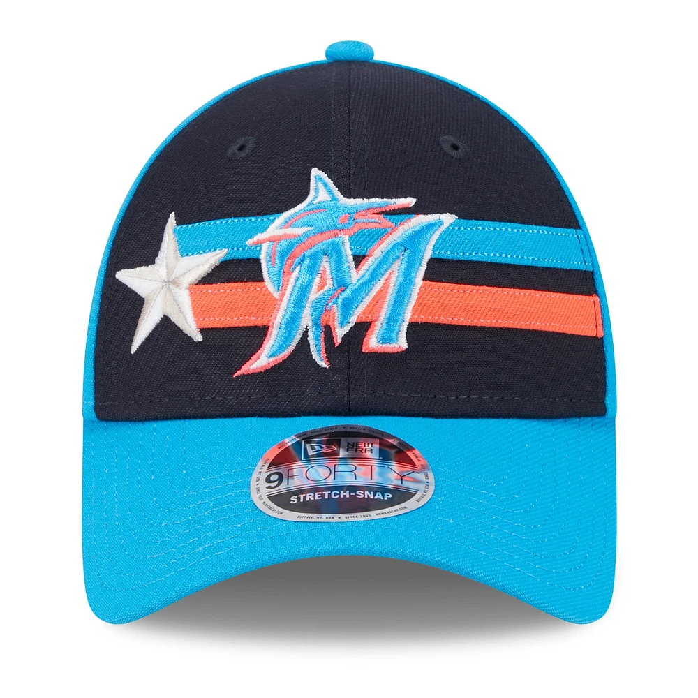 Men's New Era  Navy Miami Marlins 2024 MLB All-Star Game  9FORTY Adjustable Hat