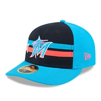 Casquette ajustée 59FIFTY à profil bas pour homme New Era bleu marine Miami Marlins 2024 MLB All-Star Game