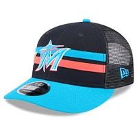 Men's New Era  Navy Miami Marlins 2024 MLB All-Star Game  Meshback Low Profile 9FIFTY Snapback Hat