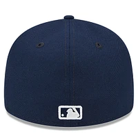 Casquette ajustée 59FIFTY Miami Marlins Oceanside Low Profile pour homme New Era bleu marine