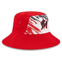 Men's New Era Red Miami Marlins 2022 4th of July Bucket Hat
