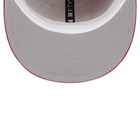 Men's New Era Red Miami Marlins Logo 59FIFTY Fitted Hat