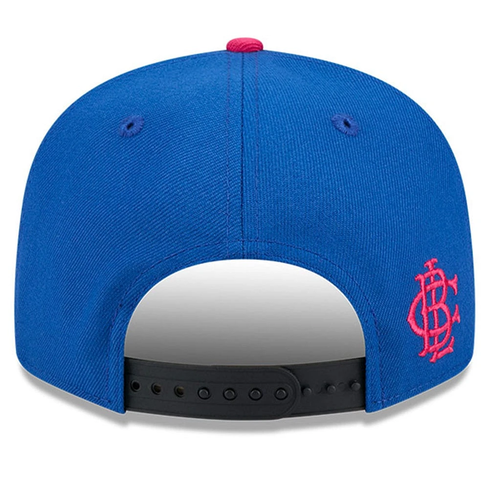 Casquette Snapback 9FIFTY New Era Royal/Noir Miami Marlins Watermelon Big League Chew Flavor Pack pour hommes