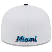  New Era Miami Marlins Black/White Basic 59FIFTY Fitted