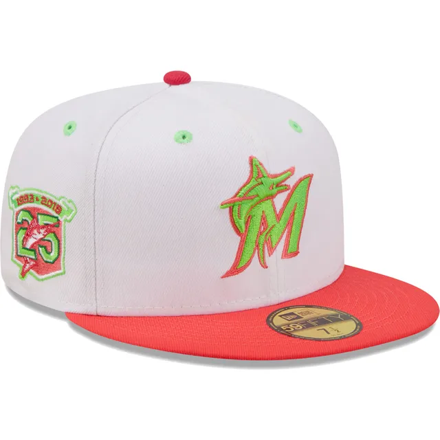Houston Astros New Era Astrodome 1986 Strawberry Lolli 59FIFTY Fitted Hat -  White/Coral