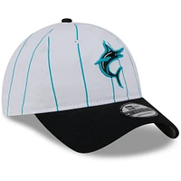 Casquette réglable New Era Miami Marlins 2024 Batting Practice 9TWENTY pour hommes