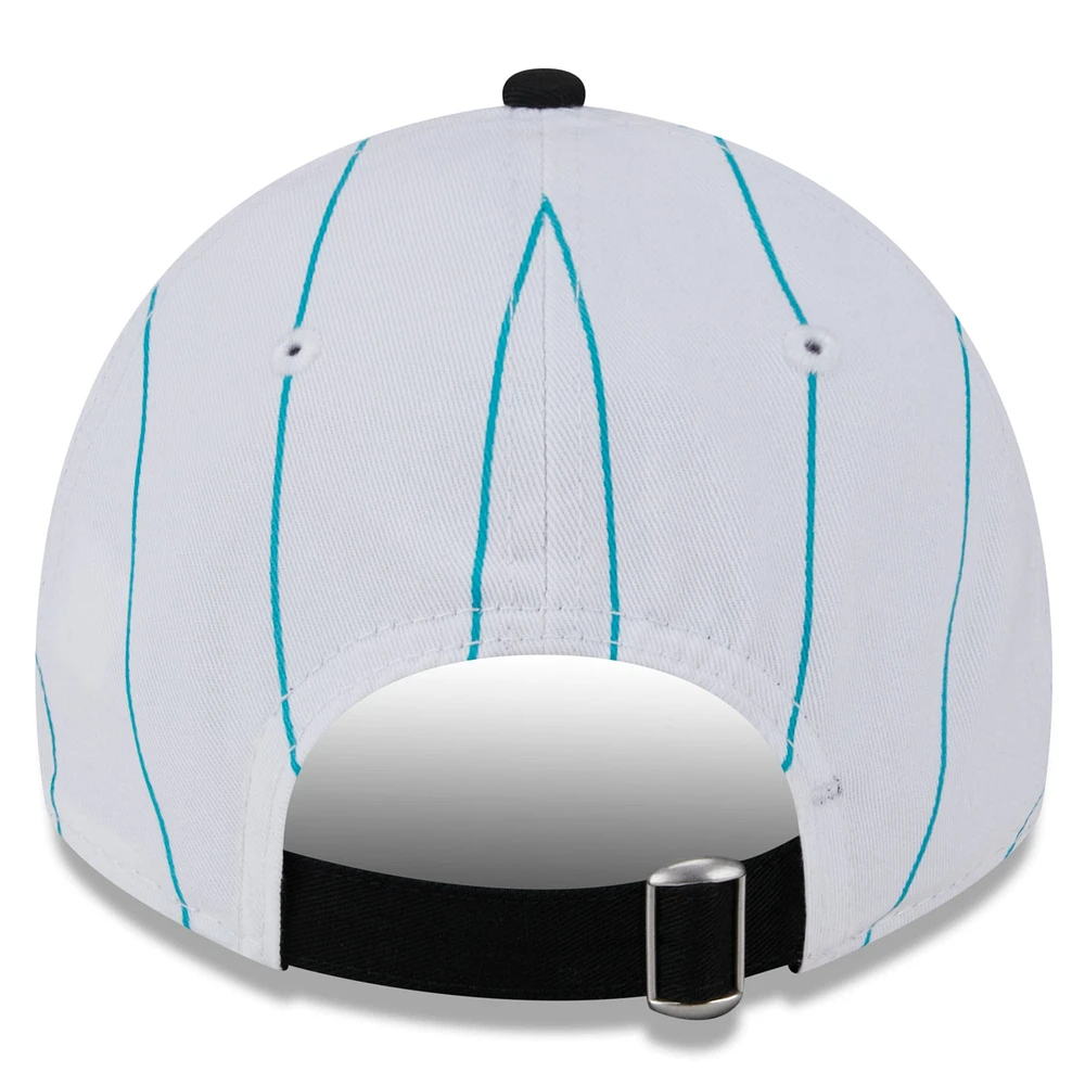 Men's New Era  White Miami Marlins 2025 Batting Practice 9TWENTY Adjustable Hat