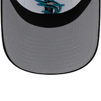 Men's New Era  White Miami Marlins 2025 Batting Practice 9TWENTY Adjustable Hat