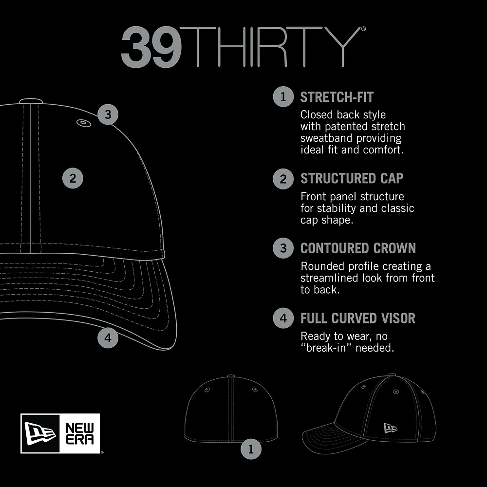 Men's New Era White Miami Marlins REPREVE Neo 39THIRTY Flex Hat