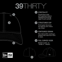 Men's New Era White Miami Marlins REPREVE Neo 39THIRTY Flex Hat