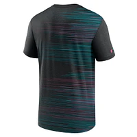 Men's Nike Black Miami Marlins 2025 City Connect Authentic Collection Velocity Performance T-Shirt
