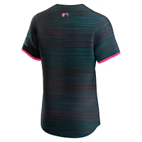 Maillot Nike City Connect Elite 2025 noir des Miami Marlins pour homme