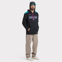 Men's Nike Black Miami Marlins 2025 City Connect Performance Fitted Hat