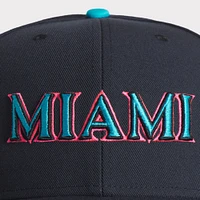 Men's Nike Black Miami Marlins 2025 City Connect Performance Fitted Hat