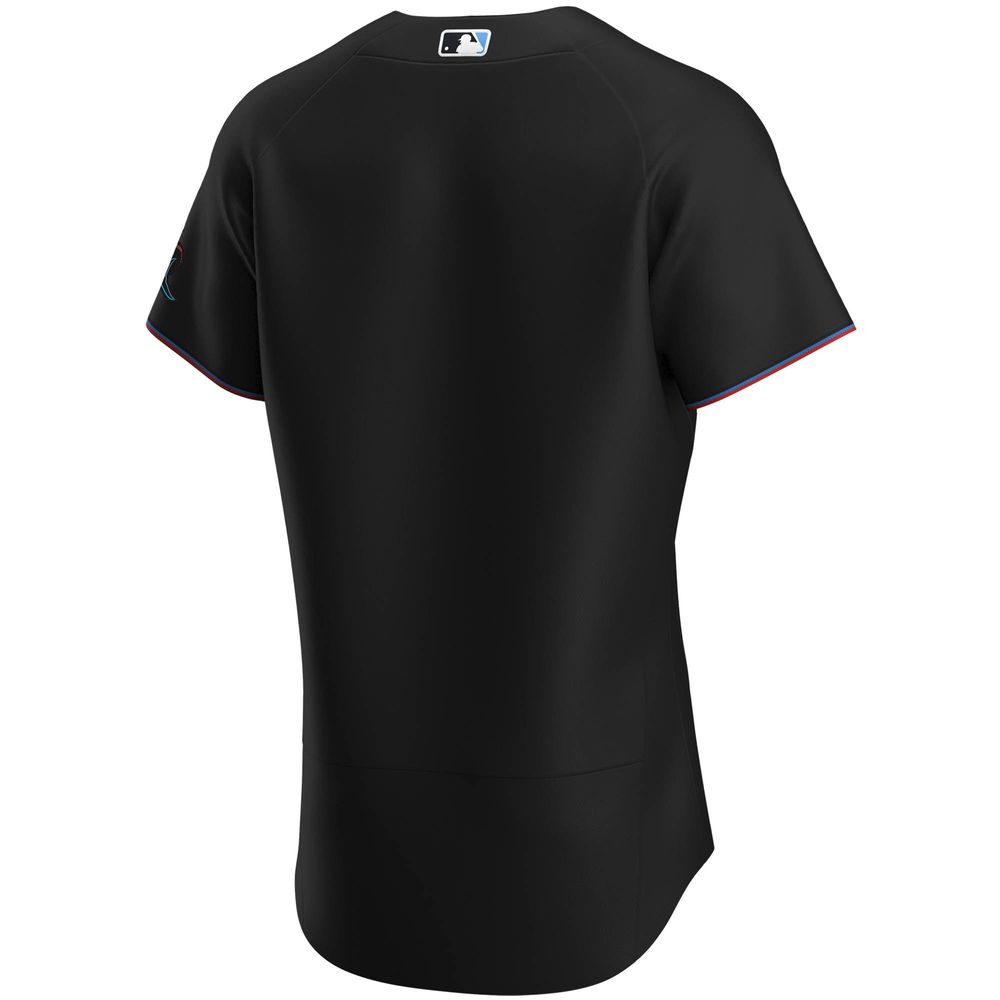 Miami Marlins Nike Preschool Alternate Jersey - Black