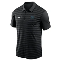 Men's Nike Black Miami Marlins Authentic Collection Victory Performance Polo