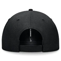 Men's Nike Black Miami Marlins Club Performance Adjustable Hat