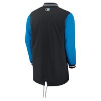 Men's Nike Black Miami Marlins Dugout Performance Full-Zip Jacket