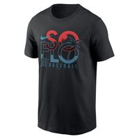 Men's Nike Black Miami Marlins So Flo Local Team T-Shirt