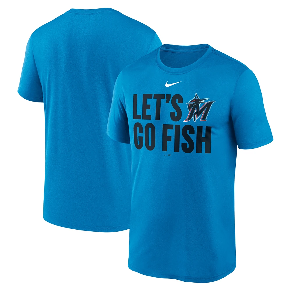 Men's Nike Blue Miami Marlins Local Legend Performance T-Shirt