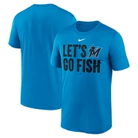Men's Nike Blue Miami Marlins Local Legend Performance T-Shirt