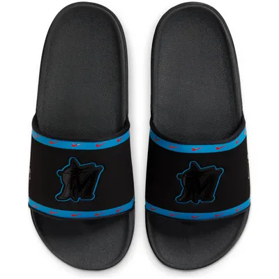 Miami Marlins Nike Team Off-Court Slide Sandals
