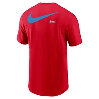 Men's Nike Red Miami Marlins 2-Hit Speed City Connect T-Shirt