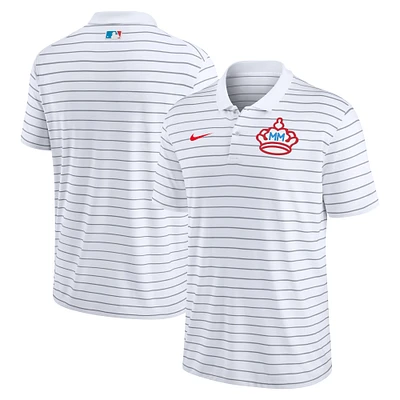 Men's Nike White Miami Marlins City Connect Authentic Collection Victory Performance Polo