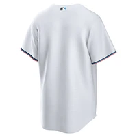 Men's Nike White Miami Marlins Home Blank Replica Jersey