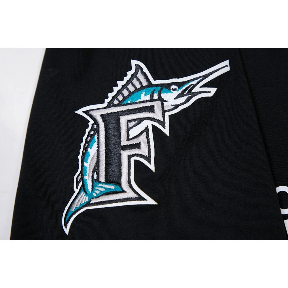 T-shirt de championnat Pro Standard noir des Marlins Floride pour hommes